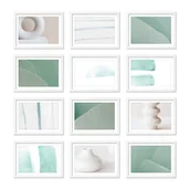 Ramki na zdjęcia - Zestaw Drewnianych Ramek- Galeria Ramki Na 12 Zdjęć - miniaturka - grafika 1