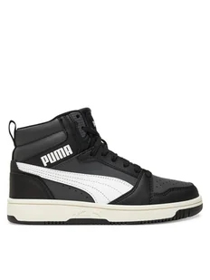 Puma Sneakersy Rebound V6 Mid Jr 393831 29 Czarny - Buty dla chłopców - miniaturka - grafika 1