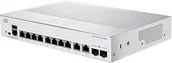 Switche - Cisco CBS350-8T-E-2G Zarządzany L2/L3 Gigabit Ethernet 10/100/1000 CBS350-8T-E2GEU-RF - miniaturka - grafika 1