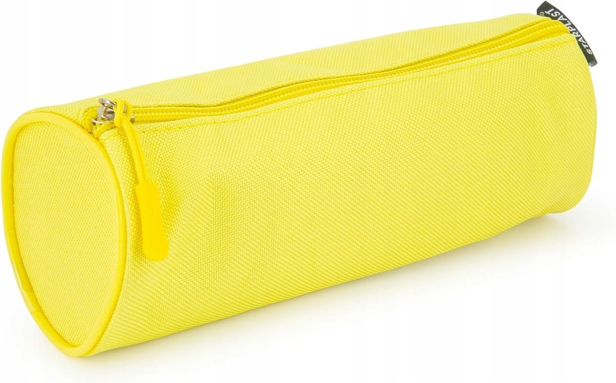 Starplast Piórnik Szkolny Duży Organizer 1 Zamek Żółty Materiałowy