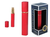 Zapachy do domu - Atomizer - pojemnik karbowany na perfumy/płyn antybakteryjny - czerwony - miniaturka - grafika 1