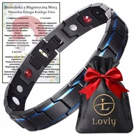 Bransolety męskie - MODNA Bransoletka Magnetyczna Moc Zdrowotna Męska STAL NIERDZEWNA PREMIUM - miniaturka - grafika 1