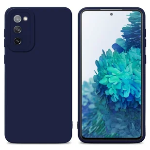 Pokrowiec Etui Do Samsung Galaxy S20 FE w FLUID CIEMNONIEBIESKI TPU Silikonowe Obudowa Ochronny Case Cover Cadorabo - Etui i futerały do telefonów - miniaturka - grafika 1