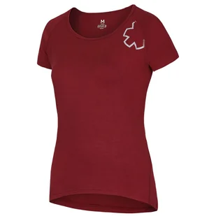 Koszulka damska Ocún Bamboo T Blossom Women Rozmiar: M / Kolor: czerwony - Koszulki sportowe damskie - miniaturka - grafika 1