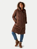 Kurtki damskie - Regatta Kurtka zimowa Nurie RWN319 Brązowy Regular Fit - miniaturka - grafika 1
