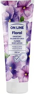 ON LINE Floral Kwiatowy Balsam do ciała - Fiołek & Lotos 250ml - Balsamy i kremy do ciała - miniaturka - grafika 2