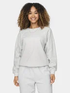 Bluzy damskie - ONLY Bluza Daze 15325979 Szary Regular Fit - miniaturka - grafika 1