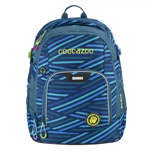 Coocazoo RayDay Zebra Stripe Blue Matchpatch 99129645 - Plecaki szkolne i tornistry - miniaturka - grafika 1