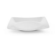 Talerze - Talerz deserowy EPIRI biały /  21x21 / ceramika - miniaturka - grafika 1