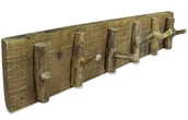 Wieszaki i stojaki - Drewniany rustykalny wieszak ścienny G3-T70 - miniaturka - grafika 1