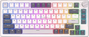 Klawiatura Royal Kludge RKH81 - HOTSWAP - WHITE - Klawiatury - miniaturka - grafika 1