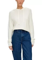 Swetry damskie - s.Oliver Sales GmbH & Co. KG/s.Oliver Damski sweter z kapturem, biały, 32 - miniaturka - grafika 1