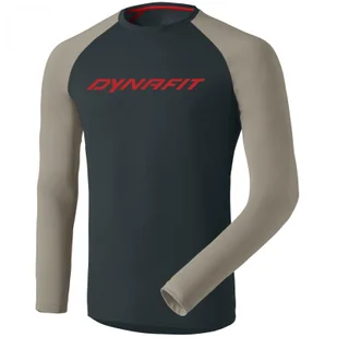 Koszulka męska Dynafit 24/7 M L/S Tee Rozmiar: XXL / Kolor: niebieski/szary - Koszulki sportowe męskie - miniaturka - grafika 1