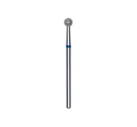 Frezarki do paznokci - Frez diamentowy STALEKS kulka 4mm, niebieska (FA01B040K) - miniaturka - grafika 1