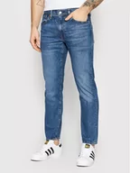 Spodnie męskie - Levi's Jeansy 502 29507-1177 Granatowy Taper Fit - miniaturka - grafika 1