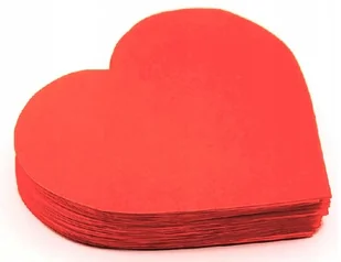 serca 20 cm 25 szt - Szkolne artykuły papiernicze - miniaturka - grafika 1
