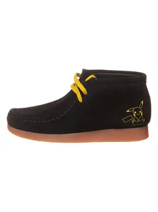 Clarks Skórzane botki "Wallabee Mist" w kolorze czarnym - Botki damskie - miniaturka - grafika 1