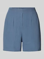 Spodenki damskie - Szorty o kroju regular fit z mieszanki wiskozy i lnu model ‘JESMILO’ - miniaturka - grafika 1