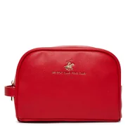 Kosmetyczki, organizery i kuferki - Kosmetyczka Beverly Hills Polo Club BHPC-U1-004-SS25 Czerwony - miniaturka - grafika 1