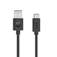 Kable komputerowe i do monitorów - Hama 00086447 kabel USB USB 2.0 1,2 m USB A USB C Czarny - miniaturka - grafika 1