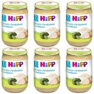 Dania dla dzieci - Hipp Risotto z brokułami i królikiem po 7. miesiącu zestaw 6 x 220 g - miniaturka - grafika 1