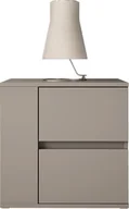 Szafki nocne - MEGSTYL SZAFKA NOCNA SHADE 50cm Szara - miniaturka - grafika 1