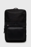 Plecaki - Tommy Hilfiger plecak męski kolor czarny duży gładki - miniaturka - grafika 1