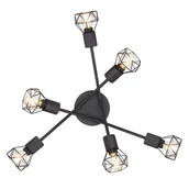 Lampy sufitowe - Globo Lighting 54802S-6 - Żyrandol natynkowy XARA 6xE14/40W/230V - miniaturka - grafika 1