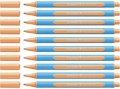 Długopisy - Schneider Slider Edge pastelowe długopisy XB (trójkątne długopisy o szerokości kreski XB) 10 sztuk brzoskwiniowy - miniaturka - grafika 1