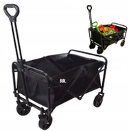 Wózki magazynowe - WÓZEK TRANSPORTOWY OGRODOWY SKŁADANY 90L - miniaturka - grafika 1