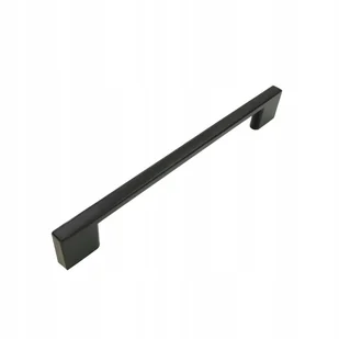 Uchwyt meblowy czarny 160 mm metalowy uchwyt do szafki szuflady do mebli ku - Meble modułowe i akcesoria - miniaturka - grafika 1