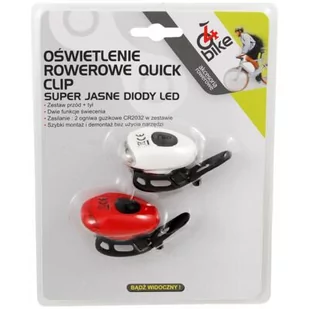 Zestaw lampek rowerowych QUICK CLIP 4bike - Lampki rowerowe - miniaturka - grafika 1
