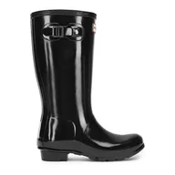 Buty dla dziewczynek - HUNTER JFT6000RGL Czarny - miniaturka - grafika 1