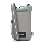 Torebki damskie - Torba na ramię antykradzieżowa Pacsafe GO - szara - miniaturka - grafika 1