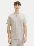 Koszulki męskie - Tom Tailor Denim Polo 1041183 Beżowy Regular Fit - miniaturka - grafika 1