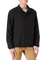 Kurtki męskie - Armani Exchange Męska kurtka z logiem liniowym, z boku, Czarny ton otwarty, XL - miniaturka - grafika 1