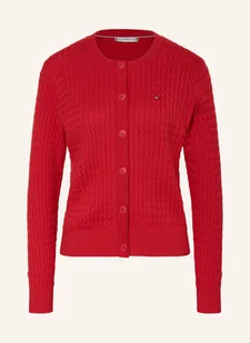 Tommy Hilfiger Kardigan rot - Swetry damskie - miniaturka - grafika 1