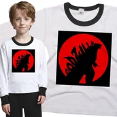 Piżamy dla dziewczynek - Piżama dziecięca Godzilla Potwór z Japonii 110/116 - VoloDonum - miniaturka - grafika 1
