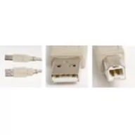 Kable USB - Kabel USB MicroConnect USB2.0 A-B M-M 0,5m USBAB05 - miniaturka - grafika 1