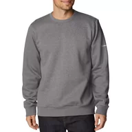 Bluzy sportowe męskie - Bluza Columbia Tumalo Creek Crew 2031271023 - szara - miniaturka - grafika 1