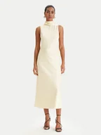 Sukienki - Patrizia Pepe Sukienka koktajlowa 8A1627/A269-Y478 Żółty Regular Fit - miniaturka - grafika 1