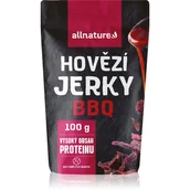 Inne przekąski suche - Allnature Suszona wołowina BBQ suszone mięso wołowina 100 g - miniaturka - grafika 1