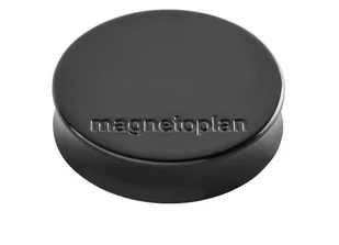 MAGNETOPLAN Magnesy Ergo Medium, średnica 30 x 8 mm, 10 sztuk, czarne 4013695043272 - Magnesy - miniaturka - grafika 1