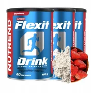 Odżywki białkowe - Nutrend Flexit Drink smak truskawkowy, 400g 0000000 - miniaturka - grafika 1