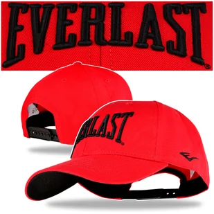 Everlast Czapka z Daszkiem Baseball Red Bawełniana Regulowana - Czapki męskie - miniaturka - grafika 1