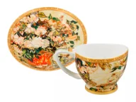 Filiżanki - Filiżanka ze spodkiem 0,35 L Carmani - Vincent van Gogh - Wazon z różami 33.830-1003 - miniaturka - grafika 1