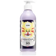 Kosmetyki kąpielowe dla dzieci - Yope Cranberry & Lavender intensywnie nawilżający żel pod prysznic dla dzieci 400 ml - miniaturka - grafika 1