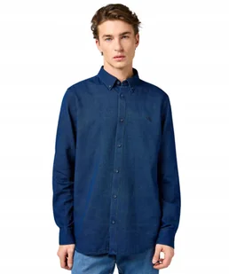Koszula Wrangler OXFORD SHIRT 112364234 Indigo Oxford L - Koszule męskie - miniaturka - grafika 1
