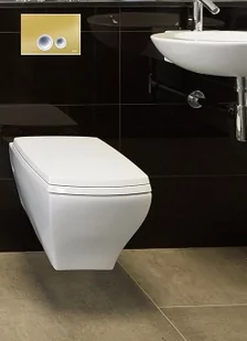 Jomo Elegance 2.0 Przycisk WC szkło czarny mat 167-35001120-00 - Przyciski spłukujące - miniaturka - grafika 1