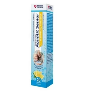 SILESIAN PHARMA Rodzina Zdrowia Aqualit Senior x 20 tabl musujących - Witaminy i minerały SILESIAN PHARMA Rodzina Zdrowia Aqualit Senior x 20 tabl musujących - Witaminy i minerały - miniaturka - grafika 1